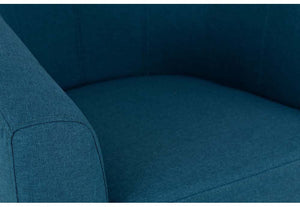 Seconique Tempo Dark Brown,Grey,Mustard,Petrol Blue, Red & Sand Fabric Tub Chair (5727871467686)