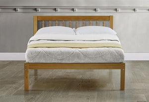 Birlea Santos Antique Pine Wooden Bed Frame 3FT Single, Small Double and Double (5597559095462)