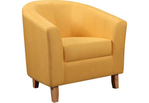 Seconique Tempo Dark Brown,Grey,Mustard,Petrol Blue, Red & Sand Fabric Tub Chair (5727871467686)