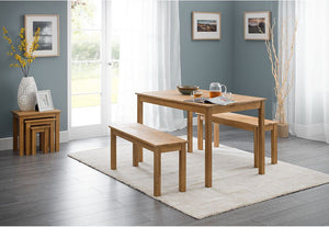 Julian Bowen Coxmoor Oiled Oak Rectangular Dining Table (5805834338470)