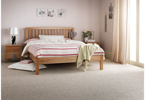 Serene Thornton Oak Wooden Bed 3FT Small Double 4FT6 5FT King 6FT (6678472786094)