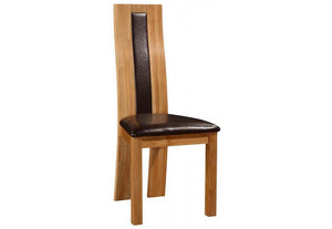 OSD Miass Solid Oak Natural Dining Chair (7622602326190)
