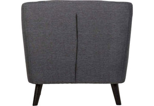 Seconique Ashley Dark Grey 1 Seater 2 Seater 3 Seater Fabric Upholstered Sofa (5733902287014)