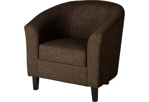 Seconique Tempo Dark Brown,Grey,Mustard,Petrol Blue, Red & Sand Fabric Tub Chair (5727871467686)