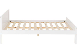 Seconique Amber Antique Pine White Solid Pine Wooden Bed 3FT Single 4FT6 Double (5669203017894)