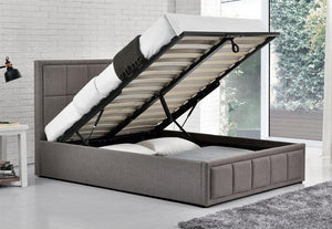 Birlea Hannover Upholstered Fabric Ottoman Bed Small Double, Double and King (5597527539878)