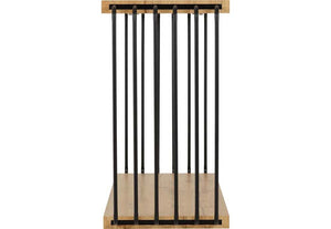 Seconique Denver Light Oak Effect with Black Console Table (5746936316070)