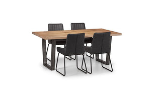 Julian Bowen Brooklyn Rustic Rectangular Dining Table (5801721888934)