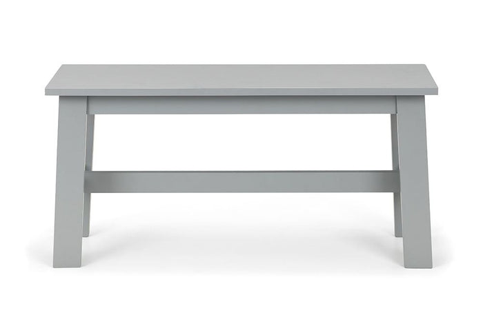 Julian Bowen Kobe Grey Rectangular Bench