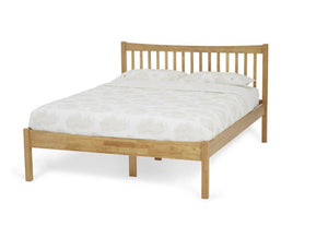 Serene Alice Honey Oak Opal White Hevea Wooden Bed 3FT 4FT Double 5FT 6FT (6677628780718)