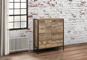 Birlea Urban Rustic Oak Effect 4 Drawer Chest, 6 Drawer Chest and Merchant Chest (5600406601894)
