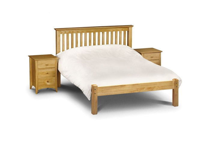 Julian Bowen Barcelona Low Foot End Wooden Bed Single 4FT 4FT6 Double 5FT King