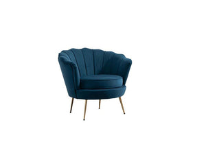 Birlea Ariel Blue and Coral Retro Upholstered Fabric Sofa 2 Seater, 1 Seater (5690512801958)
