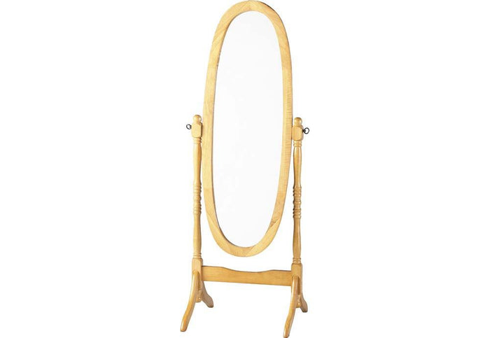 Seconique Contessa Antique Pine and White Cheval Mirror