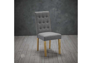 LPD Furniture Roma Beige, Grey, Plum, Teal & Green Fabric Dining Chair (6074524008622)
