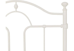Seconique Keswick Cream Metal Bed 3FT Single - 90cm 4FT6 Double - 135cm (5674859724966)