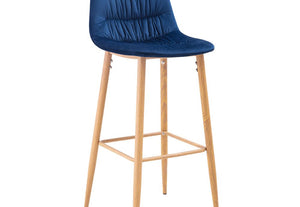 LPD Furniture Harper Beige Blue Grey & Vintage Pink Barstool Set of 2 (6169580535982)