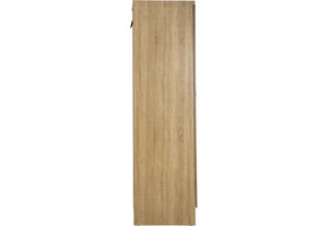 Seconique Nevada Grey, Oyster, Sonoma Oak and White 2 Door 1 Drawer Wardrobe (5762520842406)