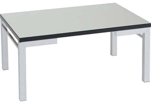 Seconique Valencia Mirrored Black Trim Coffee Table (5758266769574)