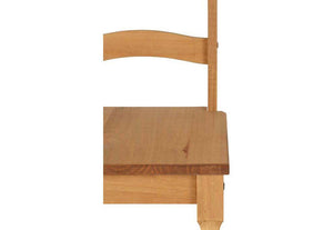 Seconique Corona Distressed Waxed Pine Grey and White Dining Chair (5780959396006)