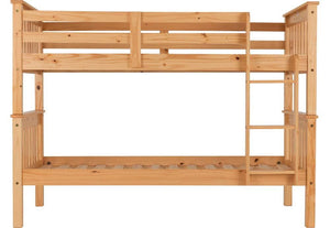 Seconique Neptune Oak & White Bunk Bed (5649286496422)