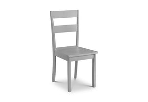 Julian Bowen Kobe Solid Wood Torino Grey Dining Chair (5635505225894)