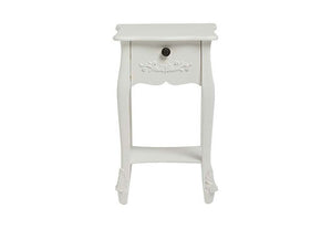LPD Antoinette Black and White 1 Drw Bedside Table/ Nightstand/ Bedside Cabinet (6113120747694)
