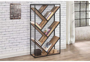 Birlea Urban Rustic Wood Effect Diagonal Bookcase (5699142647974)