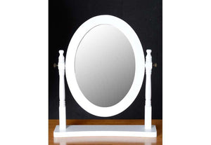 Seconique Contessa Antique Pine and White Dressing Table Mirror (5762167832742)