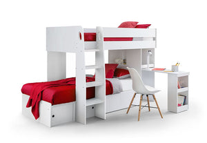 Julian Bowen Eclipse Oak and White Bunk Bed (5638984859814)