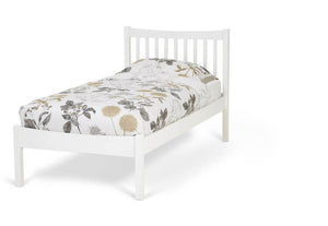 Serene Alice Honey Oak Opal White Hevea Wooden Bed 3FT 4FT Double 5FT 6FT (6677628780718)