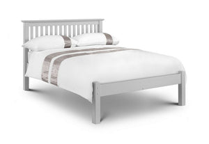 Julian Bowen Barcelona Dove Grey Low Foot End Wooden Bed 3FT Single 4FT6 Double (5641502654630)