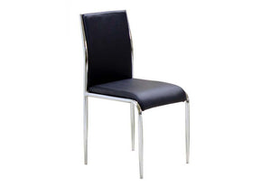 Heartlands Vercelli Black & White PU Dining Chair (7486019633326)