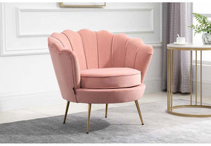 Birlea Ariel Blue and Coral Retro Upholstered Fabric Sofa 2 Seater, 1 Seater (5690512801958)