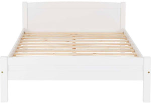 Seconique Amber Antique Pine White Solid Pine Wooden Bed 3FT Single 4FT6 Double (5669203017894)