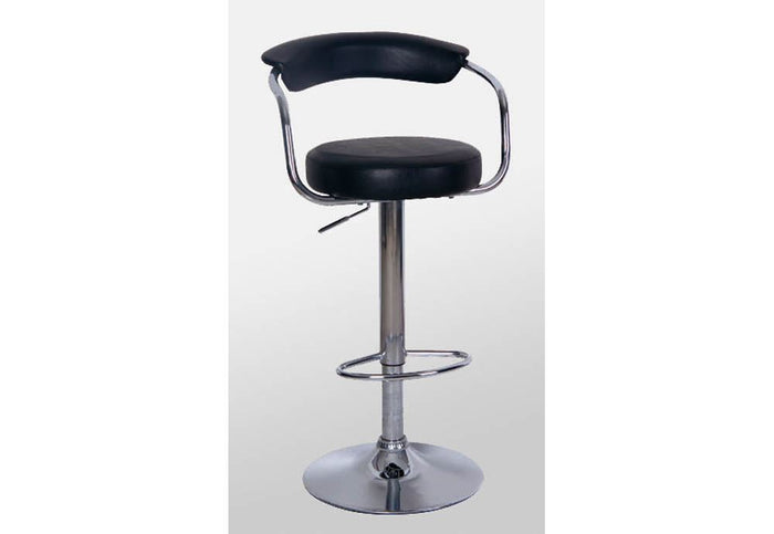 OSD Munich 7 Black & White Bar Stool Set of 2
