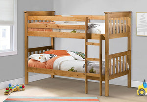 Birlea Portland Antique Pine and White Bunk Bed (5629889347750)