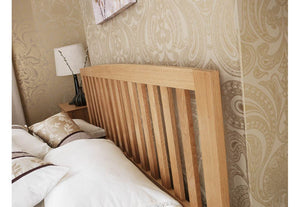 Serene Thornton Oak Wooden Bed 3FT Small Double 4FT6 5FT King 6FT (6678472786094)