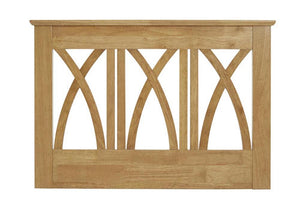Serene Autumn Honey Oak Opal White Wooden Headboard 3FT 4FT 4FT6 Double 5FT 6FT (7567134195886)