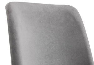 Julian Bowen Huxley Walnut and Dusk Grey Chenille Dining Chair (5635501195430)