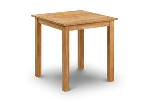 Julian Bowen Coxmoor Oiled Oak Square Dining Table (5805836599462)