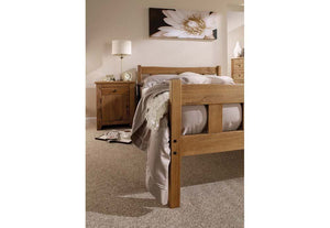 LPD Furniture Havana Solid Pine Wooden Bed Frame Single Double King Size (6164076462254)