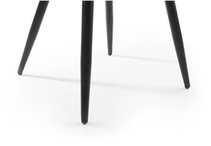 Julian Bowen Burgess Grey & Blue Velvet Dining Chair (7582768201902)