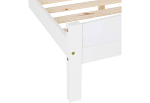 Seconique Amber Antique Pine White Solid Pine Wooden Bed 3FT Single 4FT6 Double (5669203017894)