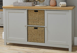 LPD Furniture Cotswold Oak/Grey and Oak/Cream Sideboard (6168268112046)