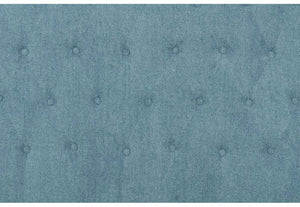 Seconique Camden Blue Grey Mustard Upholstered Fabric Bed 4FT6 Double - 135cm (5669304500390)