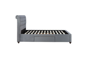 Birlea Marlow 2 Drawer Upholstered Fabric Bed Double, King and Super King Size (5597390373030)
