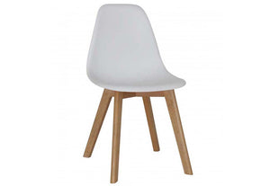 Heartlands Belgium Black Grey White Yellow Plastic (PP) wBeech Legs Dining Chair (7485880271022)