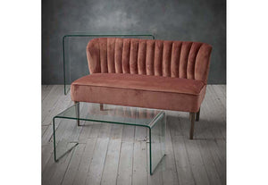 LPD Furniture Azurro Clear Glass Console Table (6556857827502)