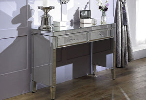 Birlea Valencia Mirrored Bevelled Glass 2 Drawer Sideboard (5596239855782)